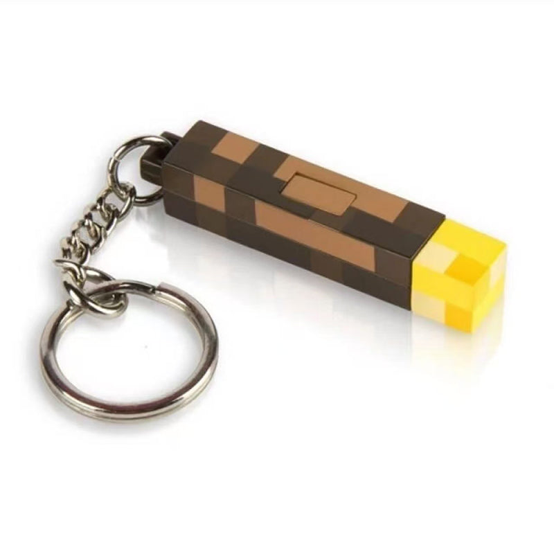 Mini Minecraft Torch Keychain – LANZOOM OFFICIAL STORE