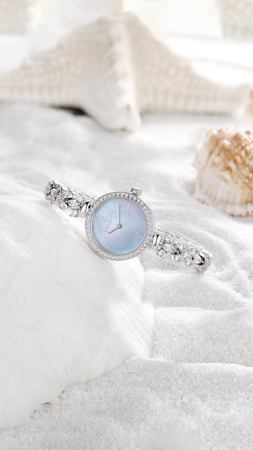 Women’s Crystal & Mother-of-Pearl Watches | LANZOOM