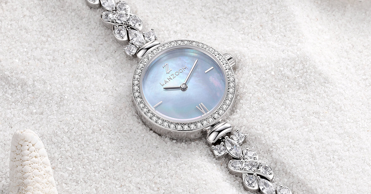 Women’s Crystal & Mother-of-Pearl Watches | LANZOOM