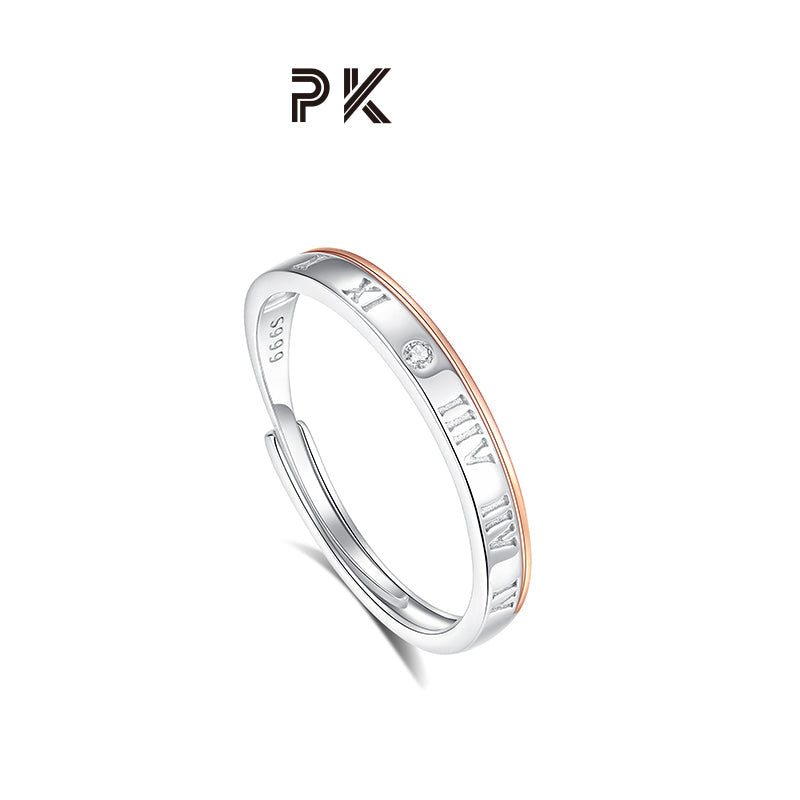 "Roman Hours" Matching Rings