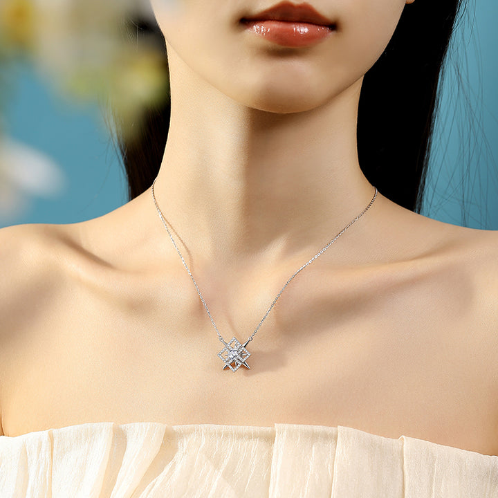 Rotating Star Necklace