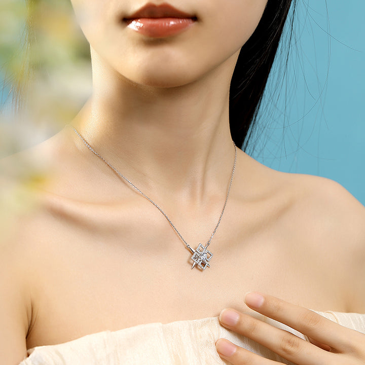 Rotating Star Necklace