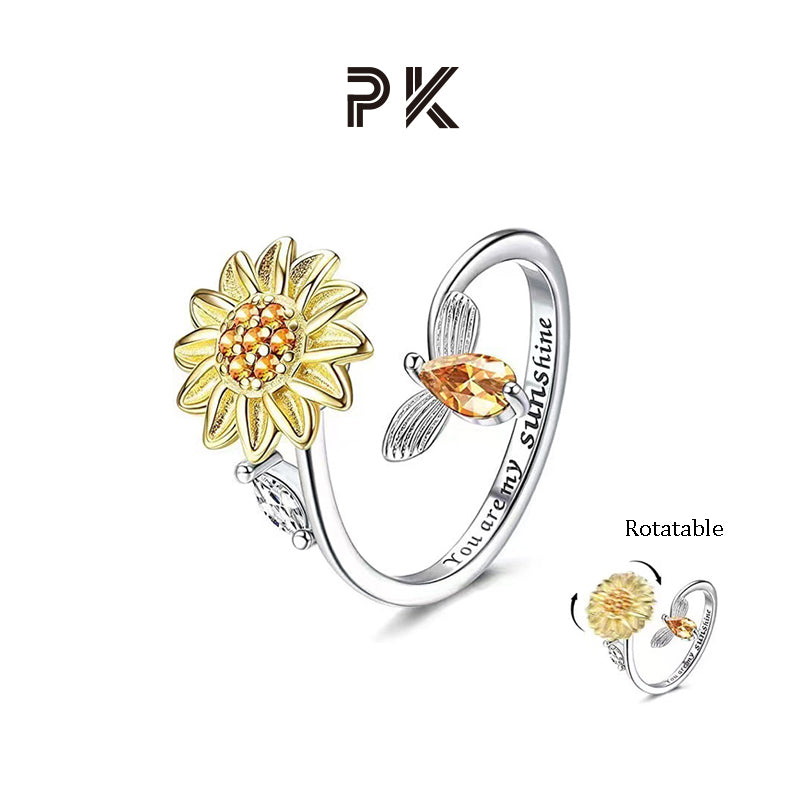 Sunflower Rotating Ring